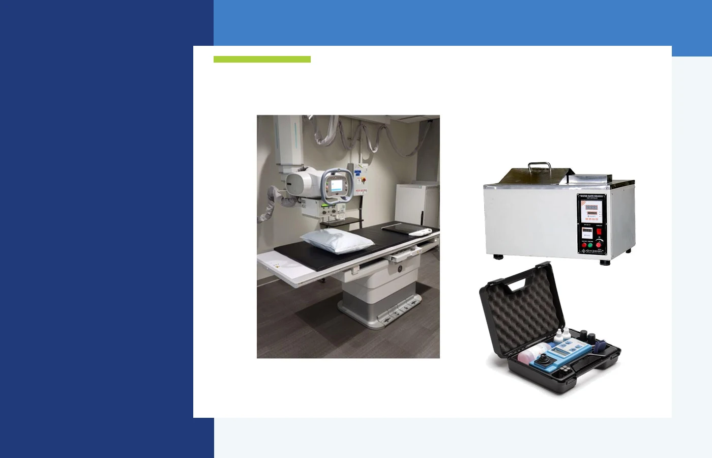 Acones technical service and equipment support